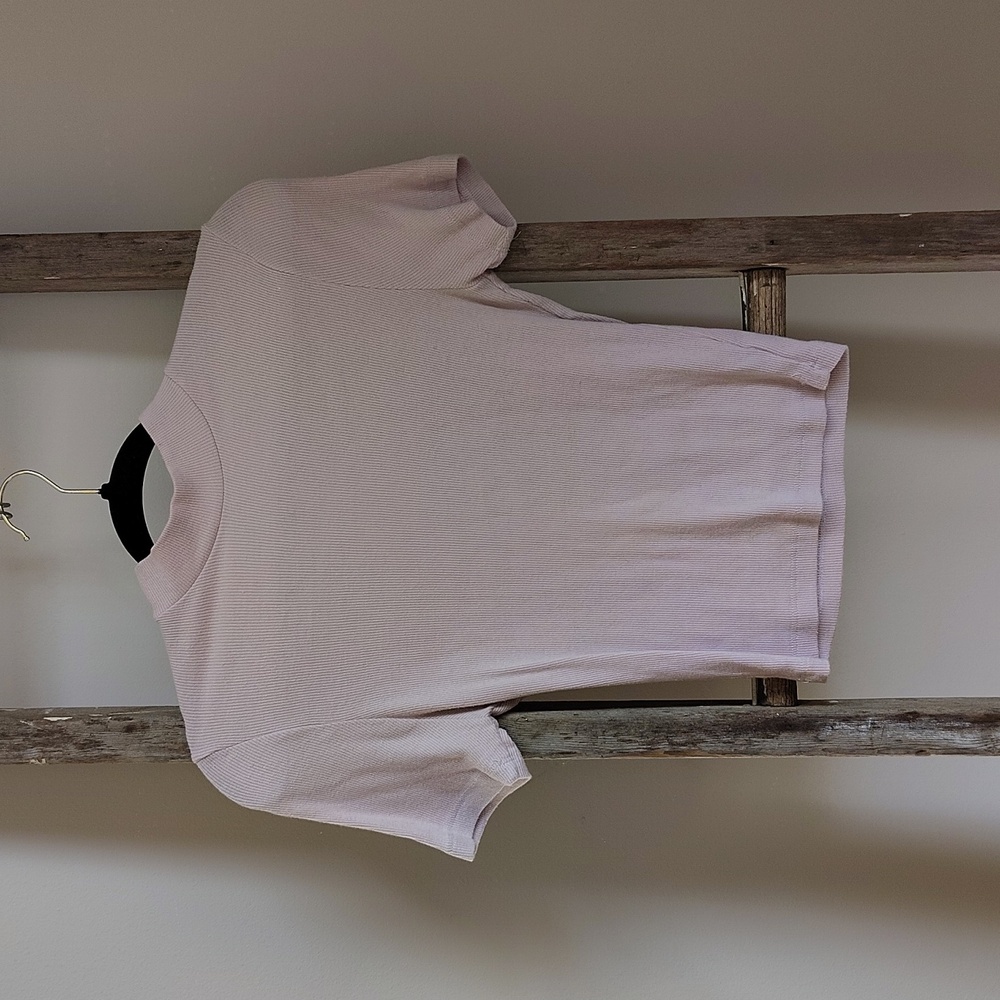 Pink crop sweater